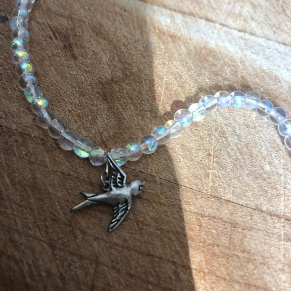 Iridescent Swallow Charm Bracelet - Picture 8 of 10